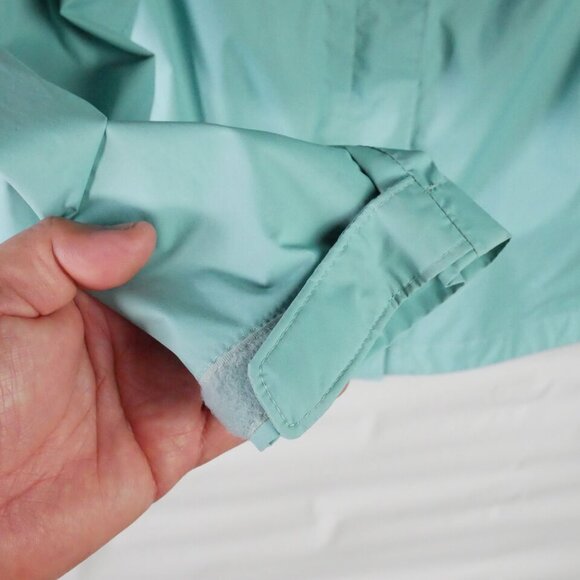 Columbia Jacket Women Size M Teal Hooded Omni Shield Full Zip Weather Proof READ - Picture 6 of 15